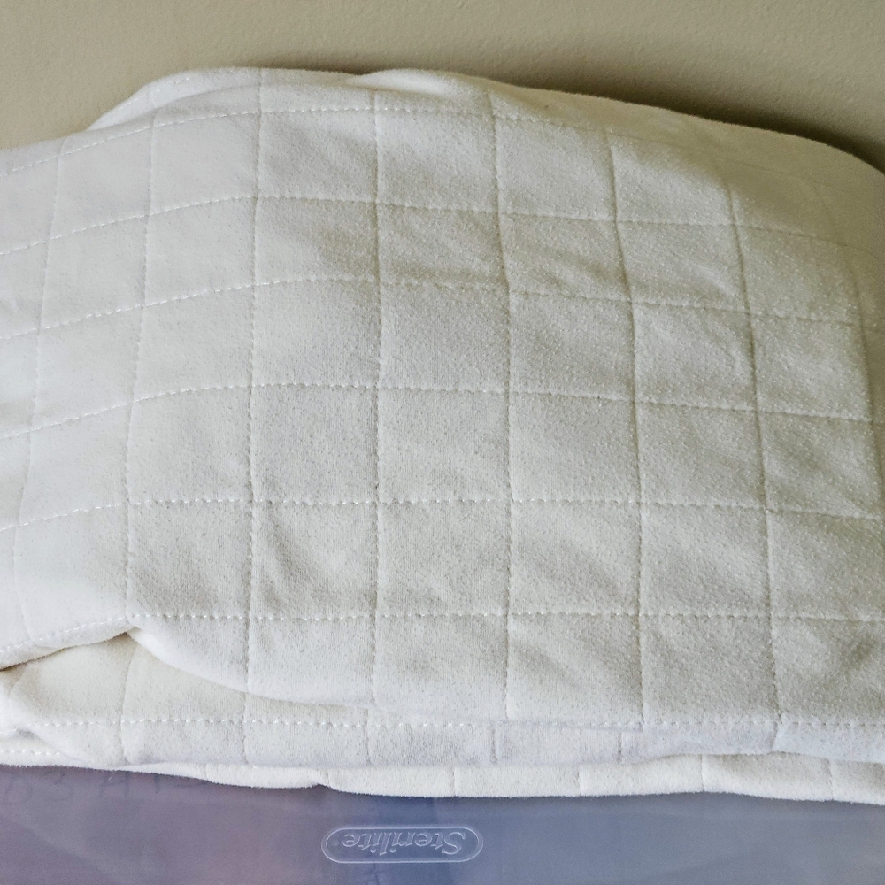 Babies R Us 100% Organic Cotton Quilted Crib Fit Mattress Protector Waterproof